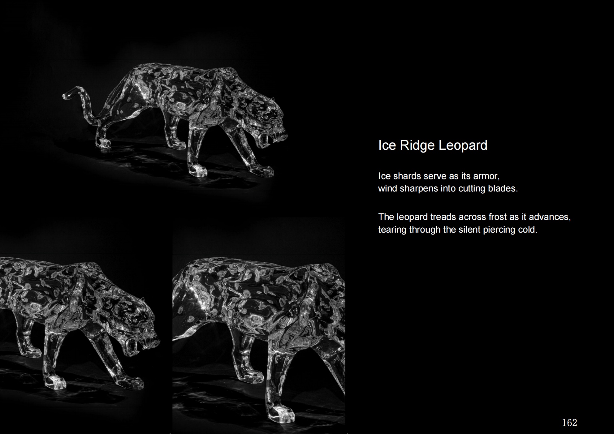 Ice Edge Cheetah Ornament